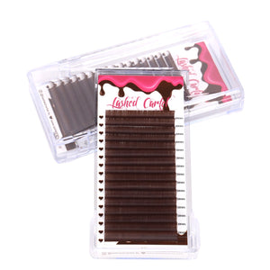 Brown Matte Eyelash Extensions