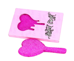 Rhinestone Heart Handheld Mirror – Glam Edition
