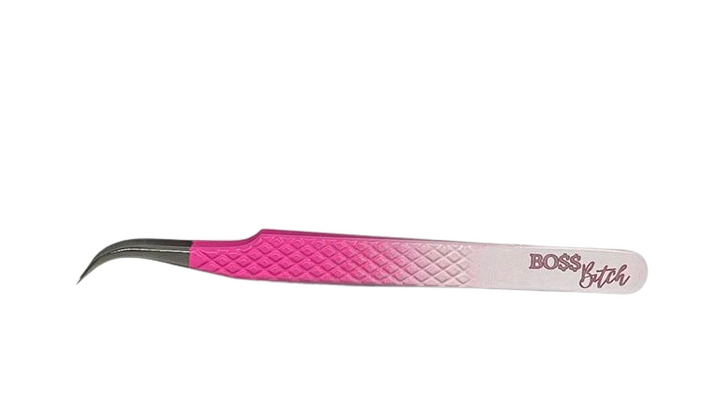 J Curve Eyelash Extensions Tweezer -  OG Boss Bitch