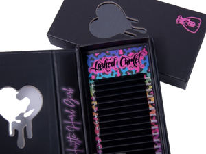 Volume Lash Extensions Dark Matte Black