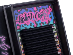 Volume Lash Extensions Dark Matte Black