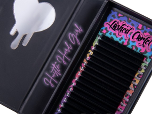 Volume Lash Extensions Dark Matte Black