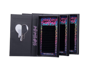 Volume Lash Extensions Dark Matte Black