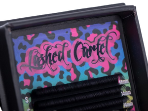 Volume Lash Extensions Dark Matte Black