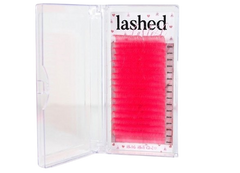 Color Volume Lash Extensions red