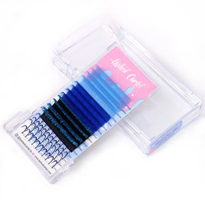 Color and Glitter Eye Lash