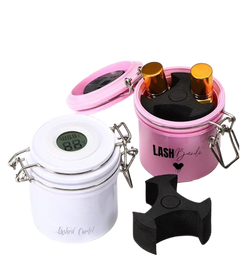 Eyelash Glue Container w Hygrometer