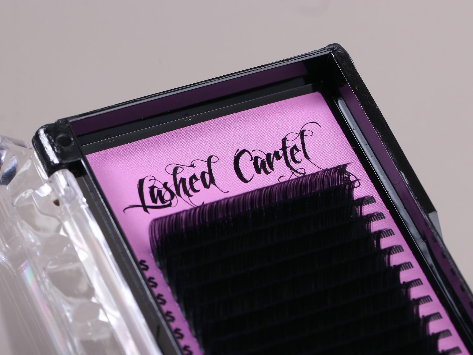 CLEARANCE | Dark Matte Black Volume Lash Trays | 20 ROW (.03 & .05)