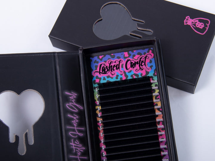Volume Lash Extensions Dark Matte Black