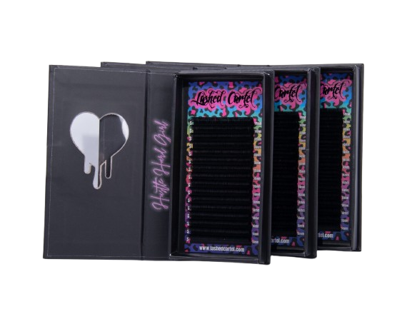 Volume Lash Extensions Dark Matte Black