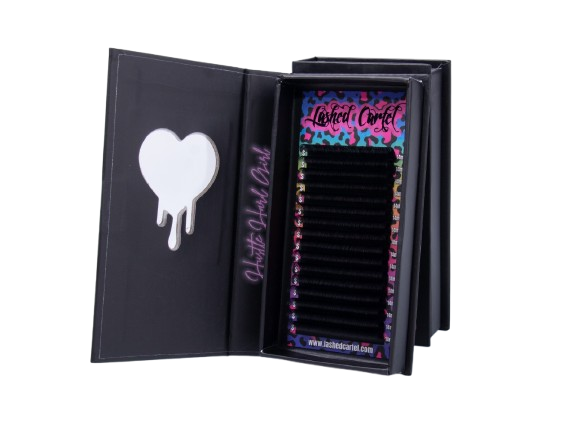 Volume Lash Extensions Dark Matte Black