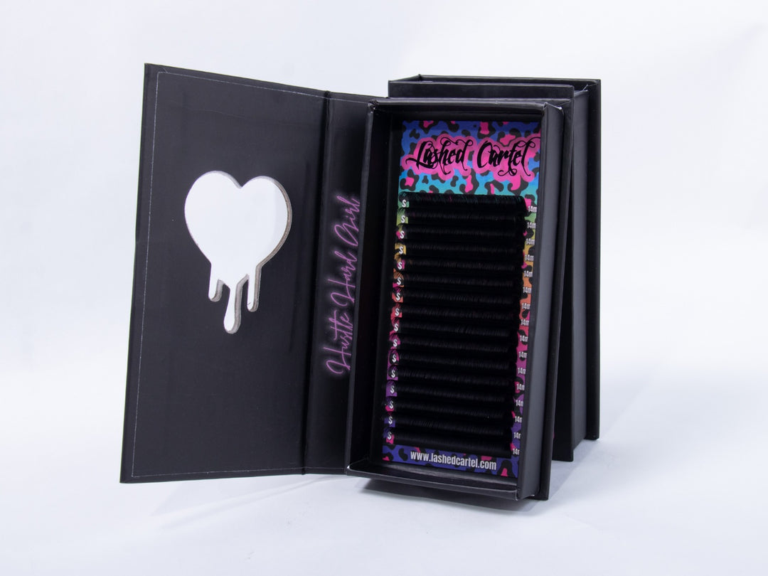 Volume Lash Extensions Dark Matte Black